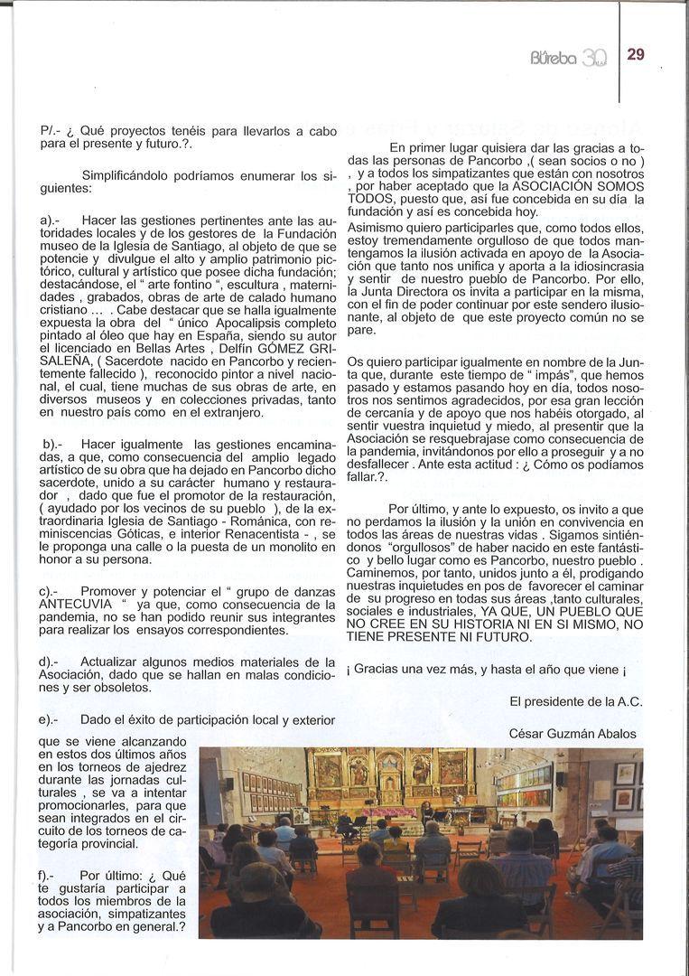XXXVIII Jornadas Culturales de la Asociación Cultural Amigos de Pancorbo